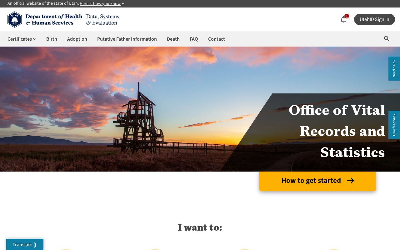 Draper people search using Utah vital records